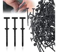 SI SEN 100 Pièces Noir Nylon Universel Bande de Fermeture, Lourd Auto-Verrouillage Nylon Bande de Câbles, Bande Polyvalente Outil pour la Réparation Quotidienne des Voitures