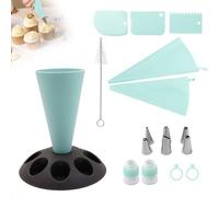 SI SEN 18 Pièces Support de Poche à Douille, Support pour Poche à Douille, Support de Poche à Pâtisserie, pour Kit de Décoration de Gâteau A