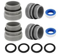 Si Sen 4560 kit d'Adaptateur de Tuyau de Piscine, Adaptateur de Tuyau de Pompe de Piscine de 38 mm pour Tuyaux de 40 mm à 1 1/2 pour Les Pompes de Piscine INTEX et Coleman