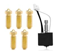 SI SEN Anycubic S1C Imprimante 3D Tête d'Impression S1 Combo Hotend - Kit Cobra S1 avec Buses en Acier Trempé et 5 Buses en Laiton Pleine Grandeur pour Anycubic S1C