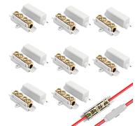 SI SEN Lot de 8 connecteurs de câbles, 1000 V 1000 V, 100 A, pour fil de 2,5 à 16 mm², pour boîtes de distribution, câblage domestique, installations industrielles