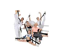 Si-Stretcher Stretching and Flexibility aid for Martial Artists, Dancers, Gymnasts, Cheerleaders, Physical Therapy, Yoga, Pilates & Athletes A Comfortable Stretching Band/Strap