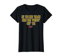 Si Te vai Je Te suis - Chanson étoiles T-Shirt Graphique avec Valeur, Femme, Noir, L