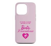 Si trouvé, Veuillez Retourner à la Maison de rêve Barbie Coque pour iPhone 13 Pro
