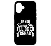 Si tu as Besoin de Moi, Je Serai en Cure de désintoxication après Une opération du Genou Coque pour iPhone 16