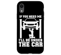 Si tu as besoin de moi, je serai sous le garage, mécanicien, car Guy Coque pour iPhone XR