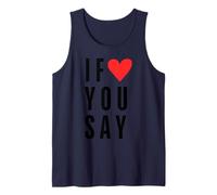 Si tu dis drôle, J'adore Heart Red Débardeur