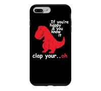Si tu ES Heureuse et Que tu Le Sais, applaudit à Ton Super drôle Trex Dino Coque pour iPhone 7 Plus/8 Plus