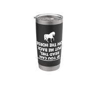 Si Tu Lis Ceci Remets-moi sur Mon Cheval Humour Gobelet isotherme en acier inoxydable double paroi