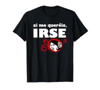 Si tu m'aimes, pars T-Shirt Graphique avec Valeur, Homme, Noir, L