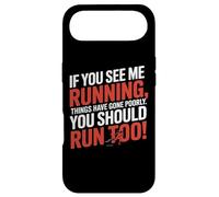 Si tu me Vois Courir, Les Choses se sont Mal passées Coque pour iPhone Air