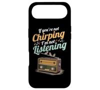 Si tu ne gazouilles Pas, Je n'écoute Pas Radio Chant d'oisea Coque pour iPhone Air