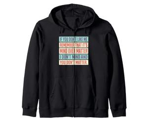 Si tu ne m'aimes Pas, Souviens-toi Que C'est l'esprit Qui Prime sur la matière Sweat à Capuche