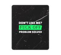 Si Tu Ne M'Aimes Pas, Va Te Faire Foutre, Problème Réglé. Tapis De Souris Gaming Bords Cousus Tapis De Souris Portable Mouse Pad pour Bureau Ordinateur Travail 25X30Cm