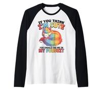Si tu penses Que Je suis Mignonne, tu Devrais me Voir dans Mon Costume en Fourrure Manche Raglan