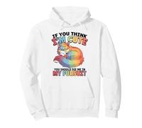 Si tu penses Que Je suis Mignonne, tu Devrais me Voir dans Mon Costume en Fourrure Sweat à Capuche