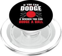 Si tu Peux esquiver Une clé, tu Peux esquiver Une Balle PopSockets PopGrip pour MagSafe