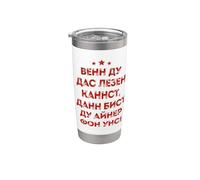 Si Tu Peux Lire Le Slogan En Russe Russie Russes Gobelet isotherme en acier inoxydable double paroi