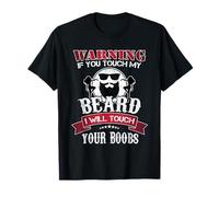 Si tu touches ma barbe, je toucherai tes seins | Funny Barber T-Shirt