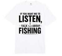 Si tu Veux Que Je t'écoute, Parle de pêche Comfort Colors Adult Heavyweight T-Shirt