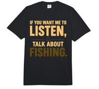 Si tu Veux Que Je t'écoute, Parle de pêche Comfort Colors Adult Heavyweight T-Shirt