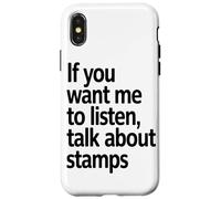 Si Tu Veux Que Je T'écoute, Parle-Moi De Timbres Amoureux De Coque pour iPhone X/XS