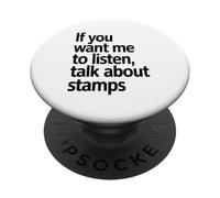 Si Tu Veux Que Je T'écoute, Parle-Moi De Timbres Amoureux De PopSockets PopGrip Adhésif