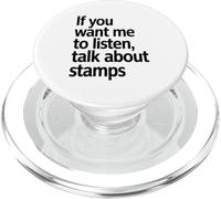 Si Tu Veux Que Je T'écoute, Parle-Moi De Timbres Amoureux De PopSockets PopGrip pour MagSafe