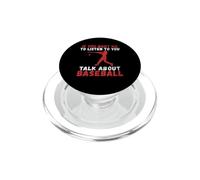 Si tu Veux Que Je t'écoute Parler de Baseball PopSockets PopGrip pour MagSafe