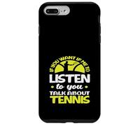 Si tu Veux Que j'écoute Talk Joueur de Tennis Coque pour iPhone 7 Plus/8 Plus