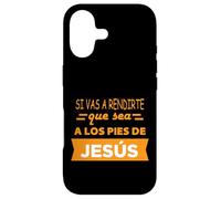 Si Vas a rendirte Que Sea a Los pies de Jesús Coque pour iPhone 17