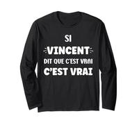 Si Vincent di Que C'est Vrai prénom Humour Vincent Manche Longue