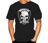 Si Vis Pacem Para Bellum Mens T-Shirt Direct from Stockist Cotton Tee Shirt Custom Design Black Size L