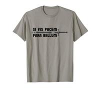 Si Vis Pacem Para Bellum Vintage Greece History Fighter T-Shirt
