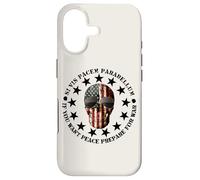 Si Vis Pacem Parabellum Betsy Ross USA Flag Skull Patriotic Coque pour iPhone 17