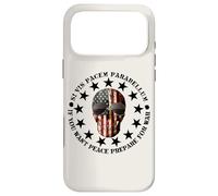 Si Vis Pacem Parabellum Betsy Ross USA Flag Skull Patriotic Coque pour iPhone 17 Pro Max