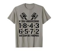 Si Vous comprenez 1-8-4-3-6-5-7-2 We Can Be Friends Garage T-Shirt
