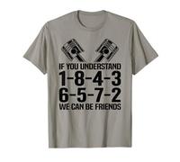 Si Vous comprenez 1-8-4-3-6-5-7-2 We Can Be Friends Garage T-Shirt