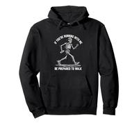 Si Vous courez avec Moi, Soyez prêt à Marcher Squelette Courir Sweat à Capuche