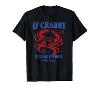Si Vous êtes Crabby, retournez à la Plage, Esprit Estival Tropical T-Shirt