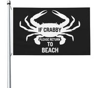 Si Vous Êtes De Mauvaise Humeur, Veuillez Retourner À La Plage. Drapeau De Festival Avec Œillets Drapeaux De Jardin Résistant Aux Intempéries Décoration Bannière 90X150Cm Pour Dortoirs