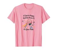 Si Vous êtes Heureux et Que Vous Le Savez, C'est Votre médicament T-Shirt, Homme, Rose, 3XL