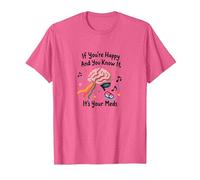 Si Vous êtes Heureux et Que Vous Le Savez, C'est Votre médicament T-Shirt, Homme, Rose chiné, XL