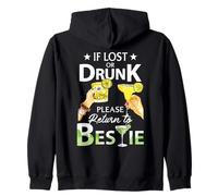 Si Vous êtes Perdu ou bu, Veuillez Retourner à Bestie Sweat à Capuche