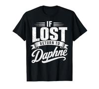 Si Vous êtes Perdu, retournez à Daphne Couples : Funny Matching T-Shirt Graphique avec Valeur
