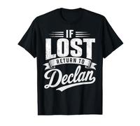 Si Vous êtes Perdu, retournez à Declan Couples Funny Matching T-Shirt Graphique avec Valeur