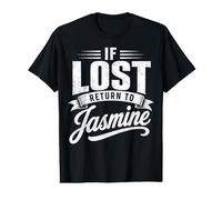 Si Vous êtes Perdu, retournez à Jasmine Couples Funny Matching T-Shirt Graphique avec Valeur