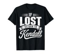 Si Vous êtes Perdu, retournez à Kendall Couples Funny Matching T-Shirt Graphique avec Valeur