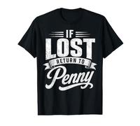 Si Vous êtes Perdu, retournez à Penny Couples Funny Matching T-Shirt Graphique avec Valeur