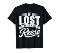 Si Vous êtes Perdu, retournez à Reese Couples Funny Matching T-Shirt Graphique avec Valeur